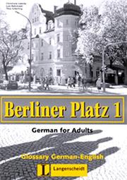 Cover of: Berliner Platz 1. Glossar Englisch. Deutsch im Alltag für Erwachsene. (Lernmaterialien)