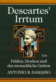 Cover of: Descartes' Irrtum by Antonio R. Damasio