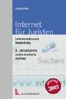 Cover of: Internet für Juristen. Internetadressen und ihre Bewertung. by Rainer Langenhan