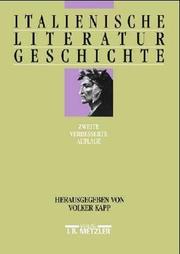 Cover of: Italienische Literaturgeschichte