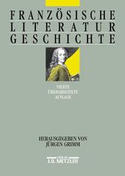 Cover of: Französische Literaturgeschichte.