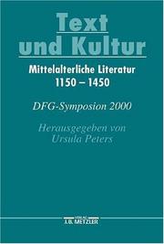 Cover of: Text und Kultur: mittelalterliche Literatur 1150-1450