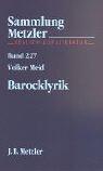 Cover of: Barocklyrik
