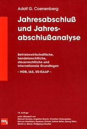 Cover of: Jahresabschluß und Jahresabschlußanalyse.