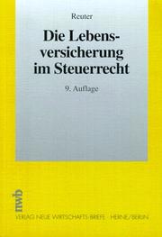 Cover of: Die Lebensversicherung im Steuerrecht