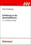 Cover of: Einführung in die Sprechakttheorie