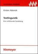 Cover of: Textlinguistik: eine einführende Darstellung