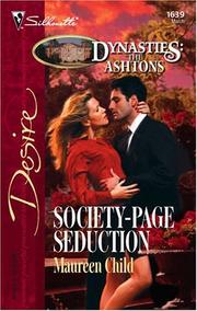 Cover of: Society-Page Seduction (Silhouette Desire)
