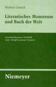 Cover of: Literarisches Monstrum und Buch der Welt by Hubert Gersch