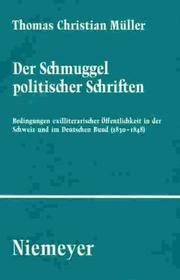Cover of: Der Schmuggel politischer Schriften by Thomas Christian Müller