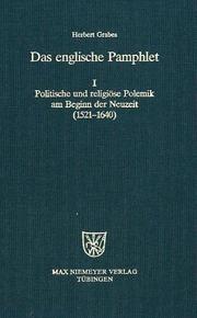 Cover of: Das englische Pamphlet