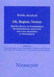 Cover of: Ich, Region, Nation by Wiebke Bendrath