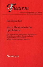 Cover of: Anti-illusionistische Spielräume by Inge Zeppenfeld