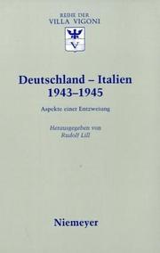 Cover of: Deutschland-Italien, 1943-1945: Aspekte einer Entzweiung