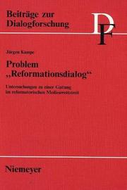 Problem "Reformationsdialog" by Jürgen Kampe