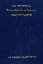 Cover of: Zwischen Bündnis und Besatzung: das nationalsozialistische Deutschland und die Republik von Salò 1943-1945