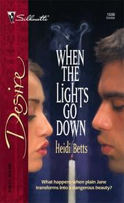 Cover of: When the lights go down