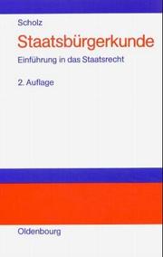 Cover of: Staatsbürgerkunde: Einführung in das Staatsrecht