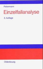 Cover of: Einzelfallanalyse