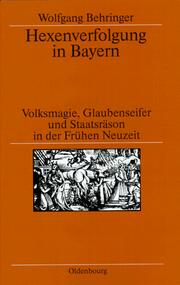 Cover of: Hexenverfolgung in Bayern.
