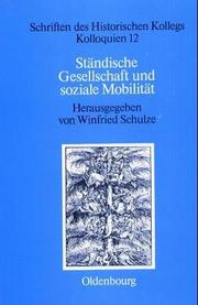Cover of: Ständische Gesellschaft und soziale Mobilität