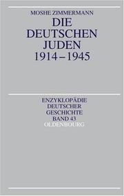 Cover of: Geschichte des deutschen Judentums 1914 - 1945.