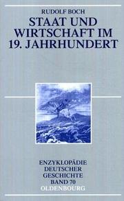 Cover of: Staat und Wirtschaft im 19. Jahrhundert