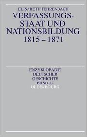 Cover of: Verfassungsstaat und Nationsbildung 1815-1871