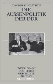 Cover of: Die Aussenpolitik der DDR