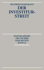 Cover of: Der Investiturstreit by Hartmann, Wilfried