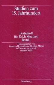 Cover of: Studien zum 15. Jahrhundert: Festschrift für Erich Meuthen
