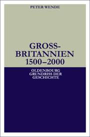 Cover of: Großbritannien 1500 - 2000.