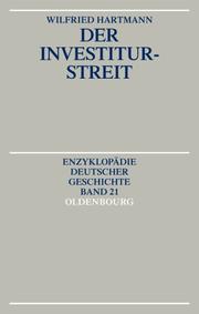 Cover of: Der Investiturstreit. by Wilfried Hartmann