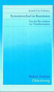 Cover of: Systemwechsel in Rumänien: von der Revolution zur Transformation