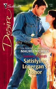 Cover of: Satisfying Lonergan's Honor by Maureen Child