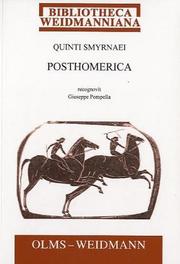Posthomerica by Quintus Smyrnaeus