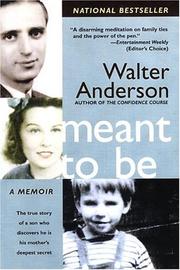 Cover of: Meant to Be | Walter Anderson