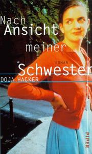 Cover of: Nach Ansicht meiner Schwester by Doja Hacker