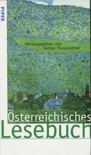 Cover of: Österreichisches Lesebuch. by Anton Thuswaldner, Anton Thuswaldner