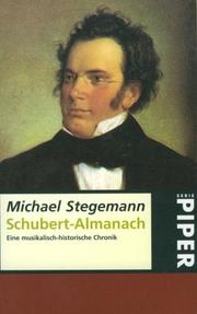 Cover of: Schubert-Almanach: eine musikalisch-historische Chronik