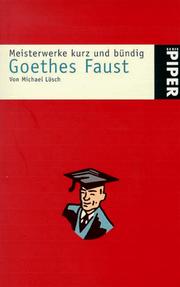 Cover of: Goethes Faust