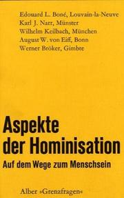 Cover of: Aspekte der Hominisation: auf dem Wege zum Menschsein