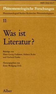 Cover of: Was ist Literatur?