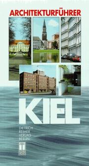 Cover of: Architekturführer Kiel by Dieter-Jürgen Mehlhorn