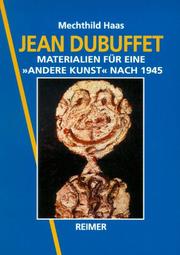 Cover of: Jean Dubuffet by Mechthild Haas