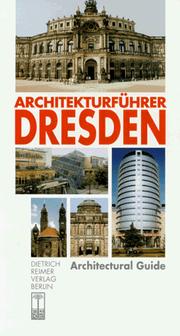 Cover of: Architekturführer Dresden =: Architectural guide to Dresden