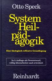 Cover of: System Heilpädagogik. Eine ökologisch reflexive Grundlegung.