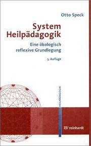 Cover of: System Heilpädagogik