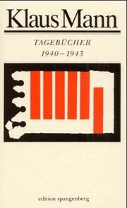 Cover of: Tagebücher 1931-1949, 6 Bde. Ln, 1940-1943