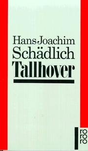 Cover of: Tallhover. Roman.